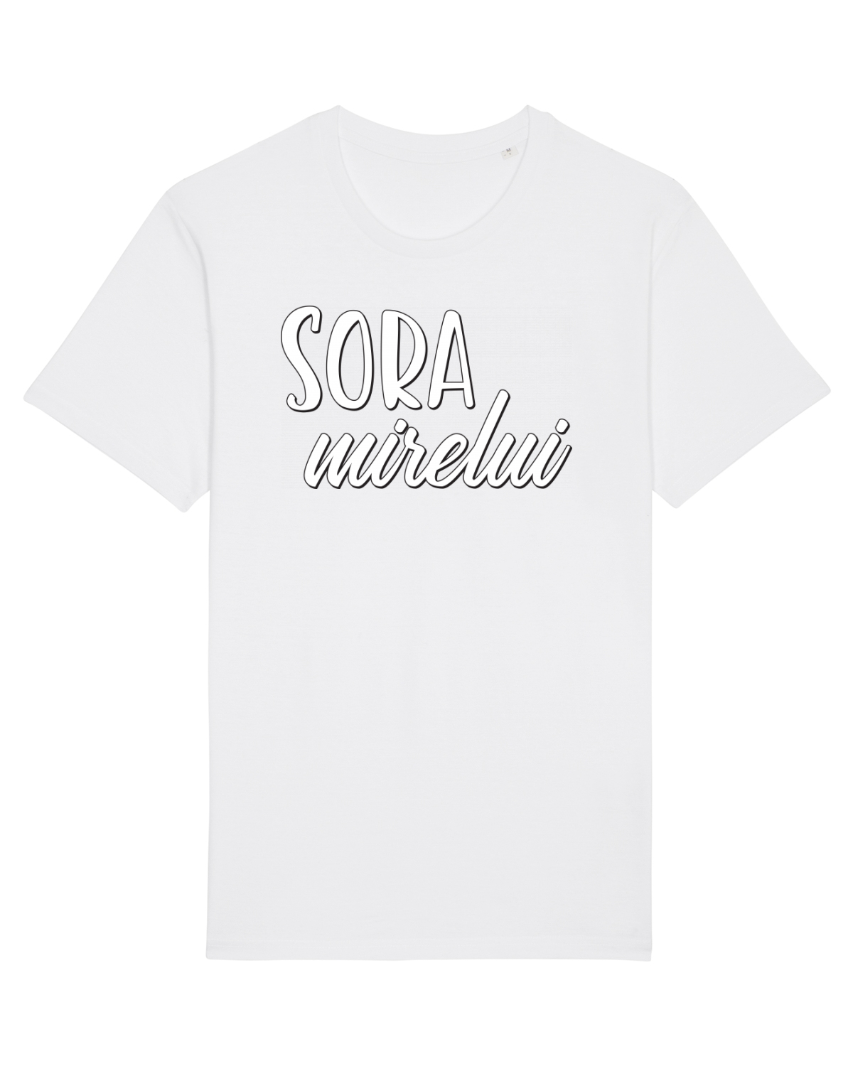 Tricou mânecă scurtă Unisex Rocker White
