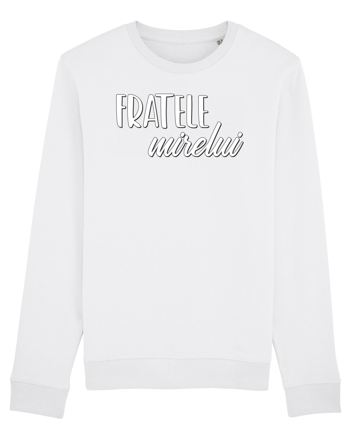 Bluză mânecă lungă Unisex Rise White