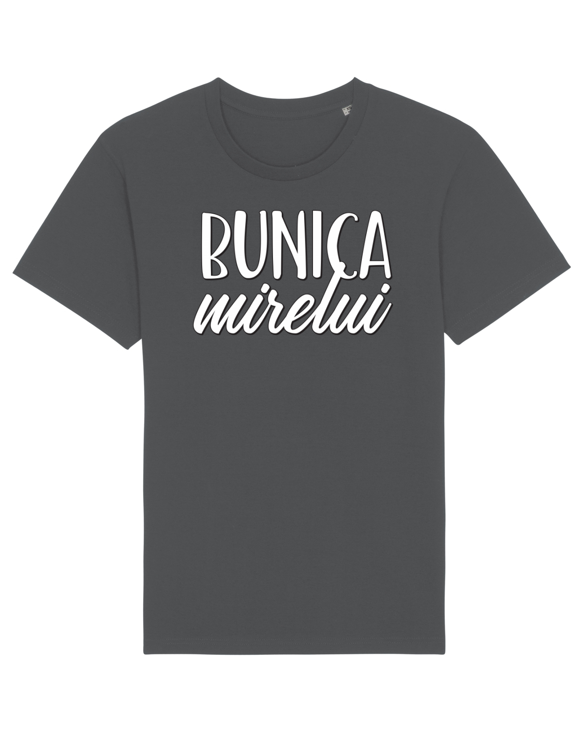 Tricou mânecă scurtă Unisex Rocker Anthracite