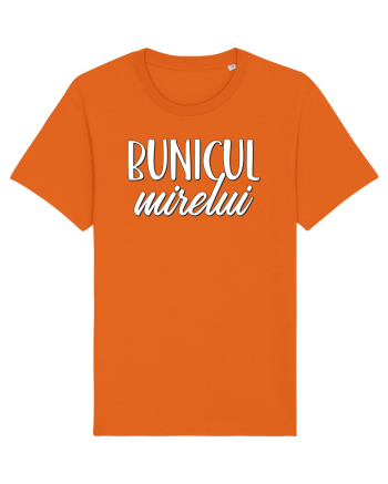 Tricou poze nunta - bunicul mirelui Bright Orange
