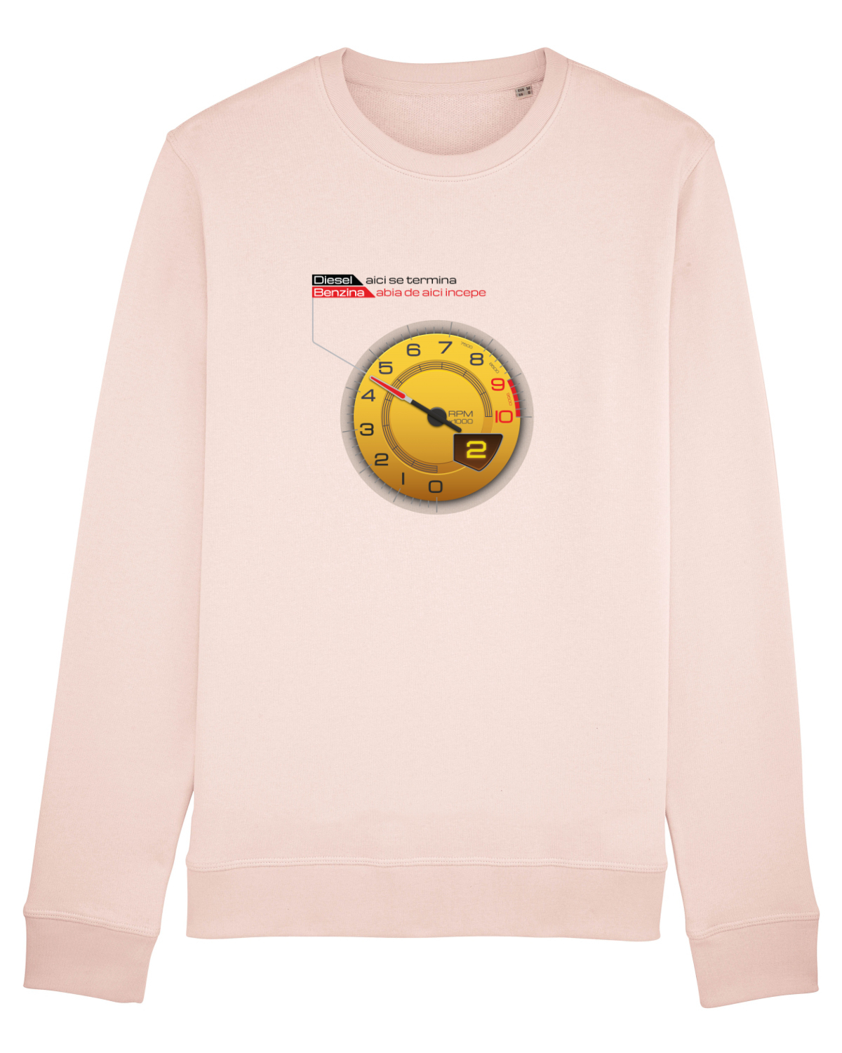Bluză mânecă lungă Unisex Rise Candy Pink