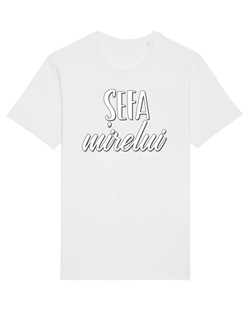 Tricou poze nunta - șefa mirelui White
