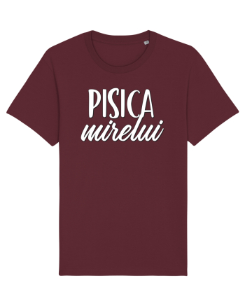 Tricou poze nunta - pisica mirelui Burgundy