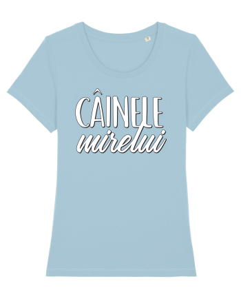 Tricou poze nunta - cainele mirelui Sky Blue
