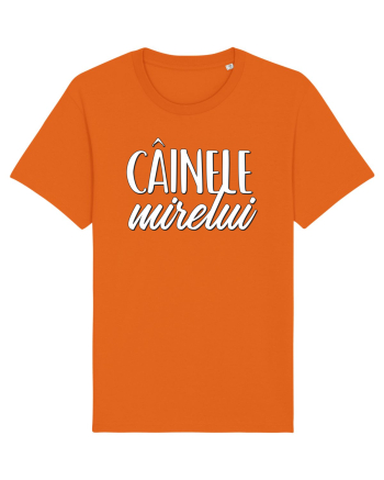 Tricou poze nunta - cainele mirelui Bright Orange