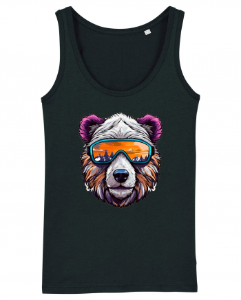 Snowboarding bear Black