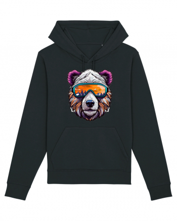 Snowboarding bear Black