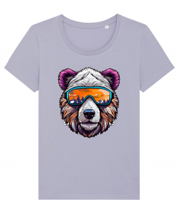 Snowboarding bear Lavender