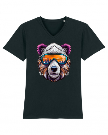 Snowboarding bear Black