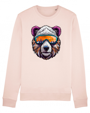 Snowboarding bear Candy Pink