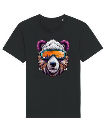 Snowboarding bear Black