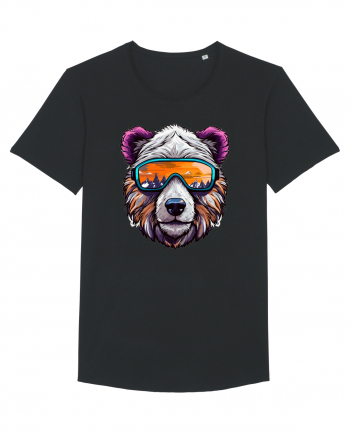 Snowboarding bear Black