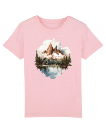 Dolomites Mountains Cotton Pink