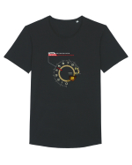 Benzina is power Tricou mânecă scurtă guler larg Bărbat Skater
