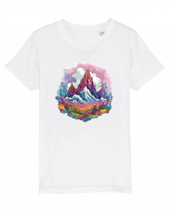 Fantasy Mountains White