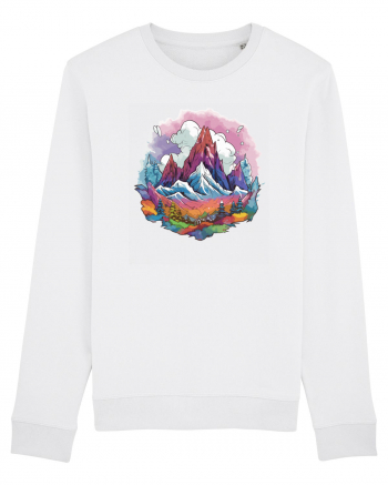 Fantasy Mountains White