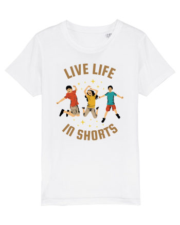 Live Life in Shorts White