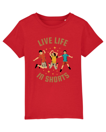 Live Life in Shorts Red