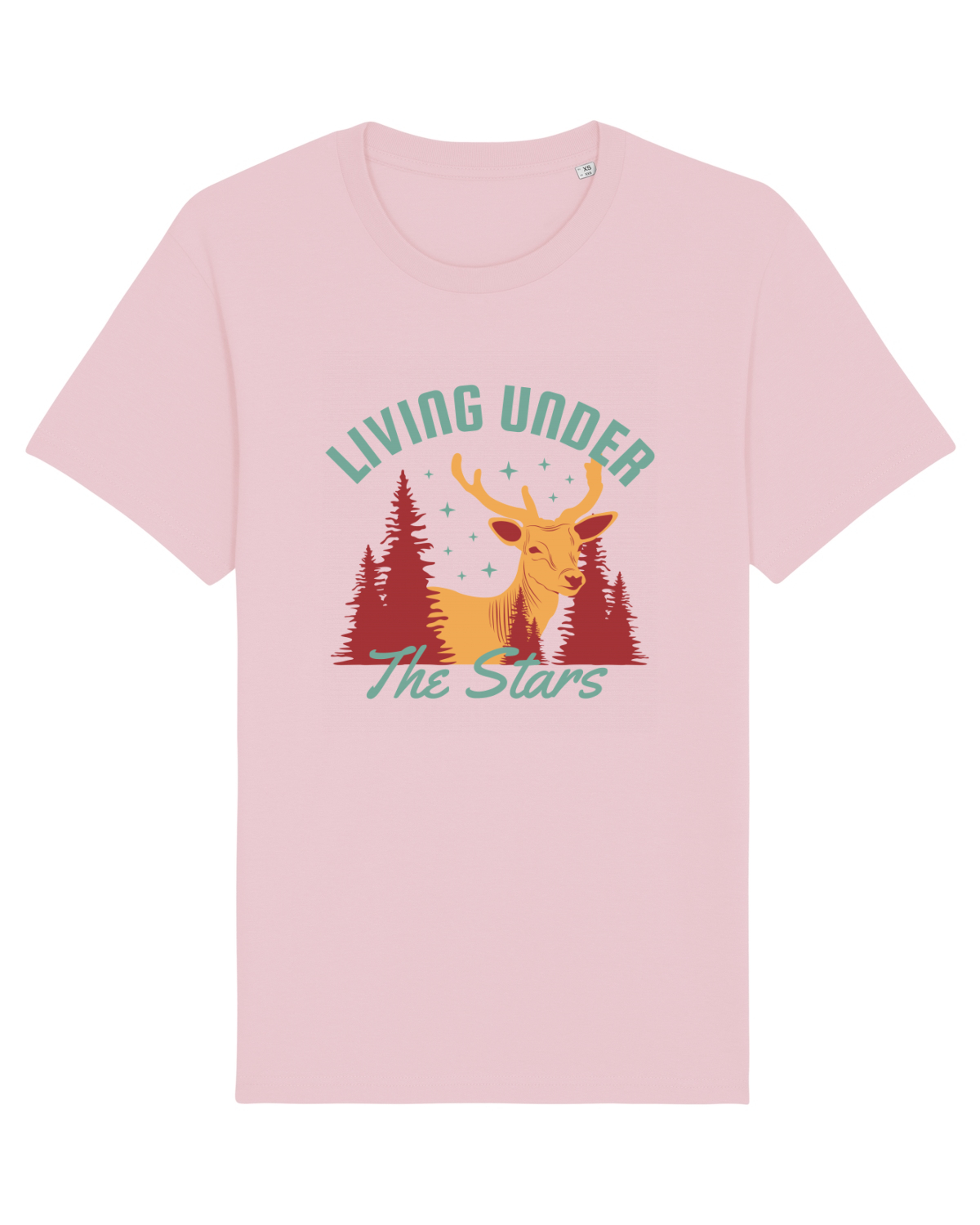 Tricou mânecă scurtă Unisex Rocker Cotton Pink
