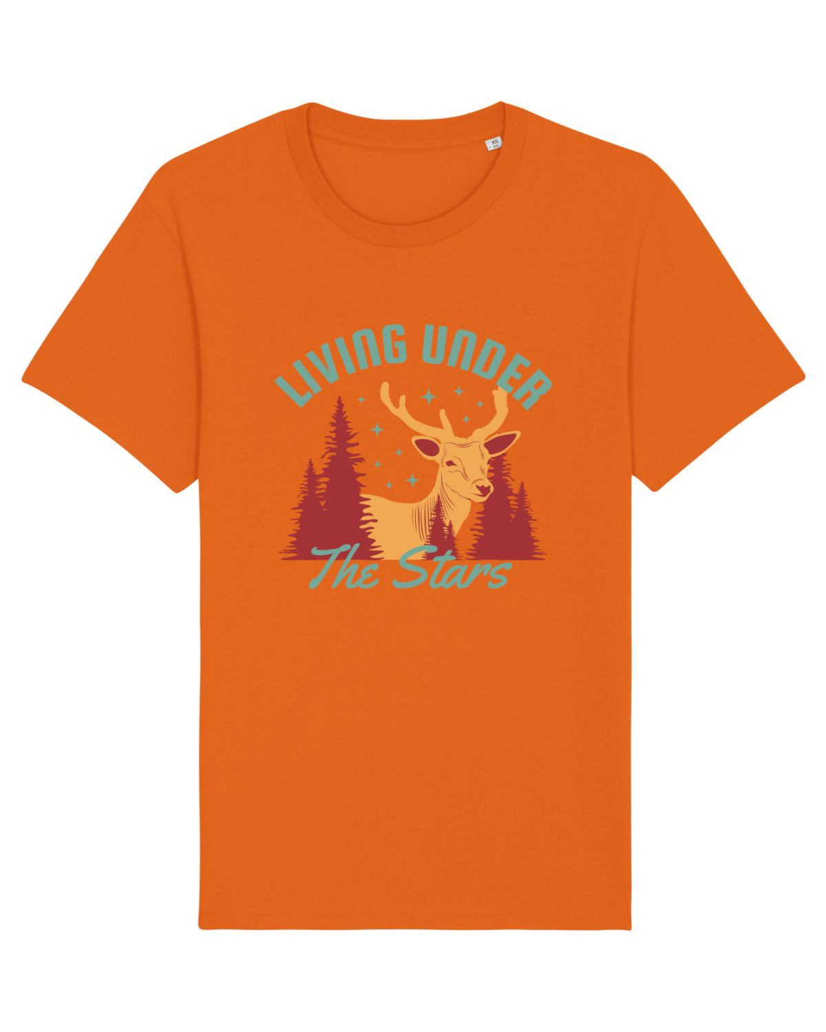 Tricou mânecă scurtă Unisex Rocker Bright Orange