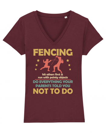 Fencing Do Everything Your Parents Told You No To Do Burgundy