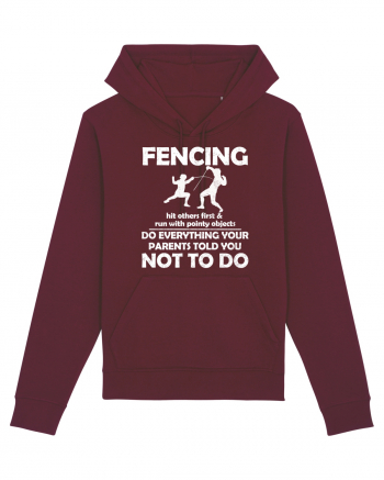 Fencing Do Everything Your Parents Told You No To Do Grunge Style Burgundy