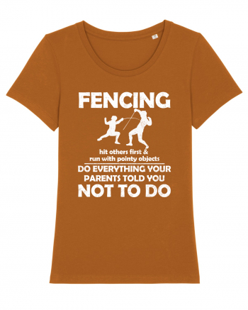 Fencing Do Everything Your Parents Told You No To Do Grunge Style Roasted Orange