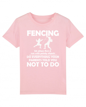 Fencing Do Everything Your Parents Told You No To Do Grunge Style Cotton Pink