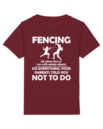 Fencing Do Everything Your Parents Told You No To Do Grunge Style Burgundy