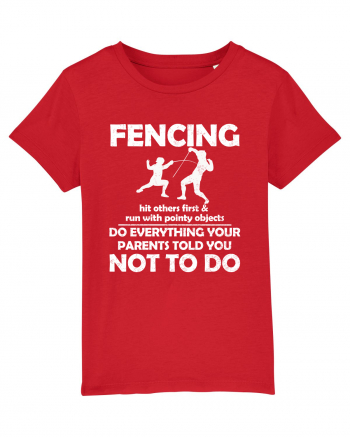 Fencing Do Everything Your Parents Told You No To Do Grunge Style Red