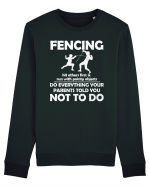 Fencing Do Everything Your Parents Told You No To Do Grunge Style Bluză mânecă lungă Unisex Rise