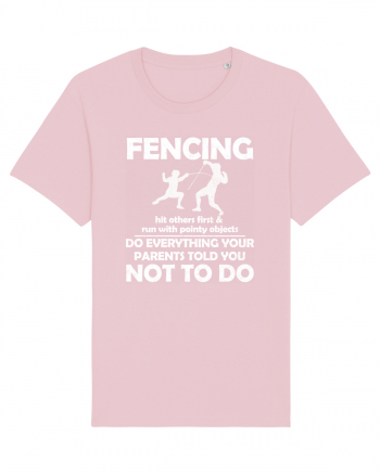 Fencing Do Everything Your Parents Told You No To Do Grunge Style Cotton Pink