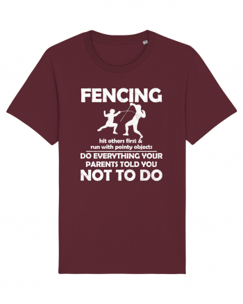 Fencing Do Everything Your Parents Told You No To Do Grunge Style Burgundy