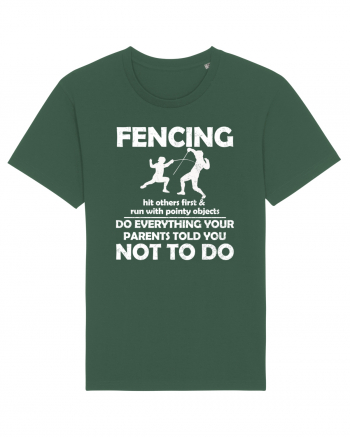 Fencing Do Everything Your Parents Told You No To Do Grunge Style Bottle Green