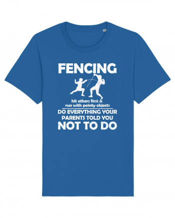 Fencing Do Everything Your Parents Told You No To Do Grunge Style Royal Blue