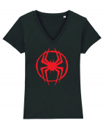 Miles Morales Spiderman Across The Spider-Verse  Tricou mânecă scurtă guler V Damă Evoker