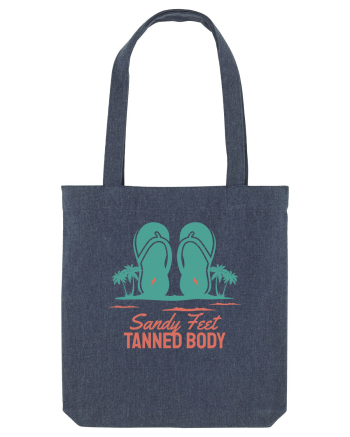 Sandy Feet Tanned Body Midnight Blue