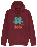 Sandy Feet Tanned Body Hanorac cu fermoar Unisex Connector