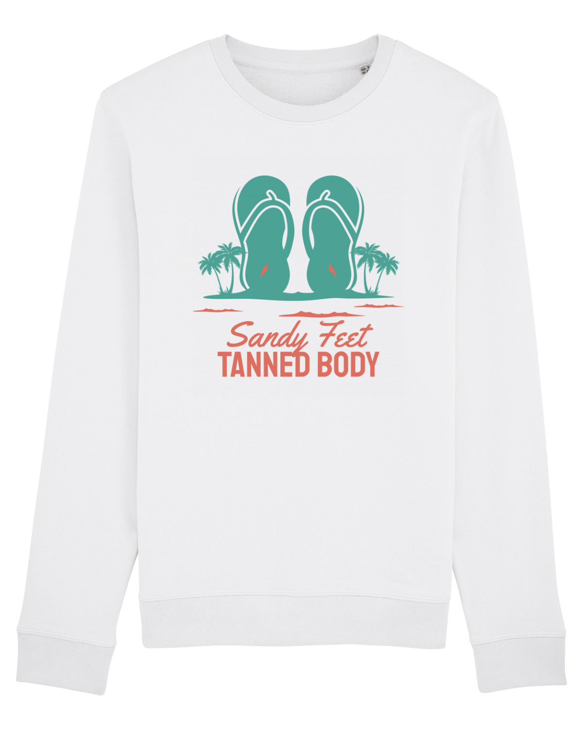 Bluză mânecă lungă Unisex Rise White