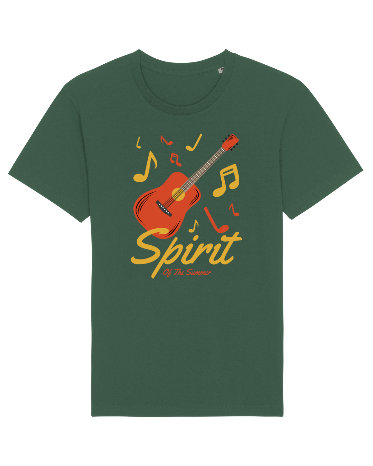 Tricou mânecă scurtă Unisex Rocker Bottle Green