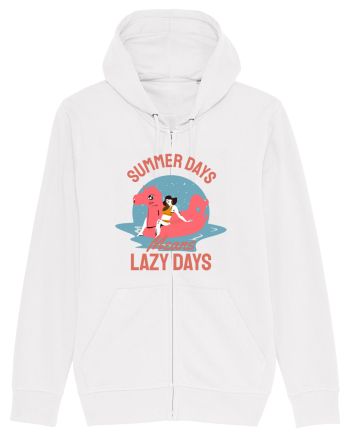 Summer Days Means Lazy Days White