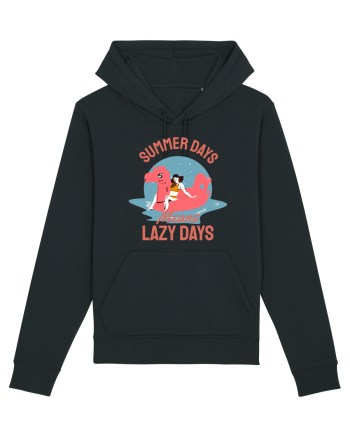 Summer Days Means Lazy Days Black
