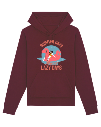 Summer Days Means Lazy Days Burgundy