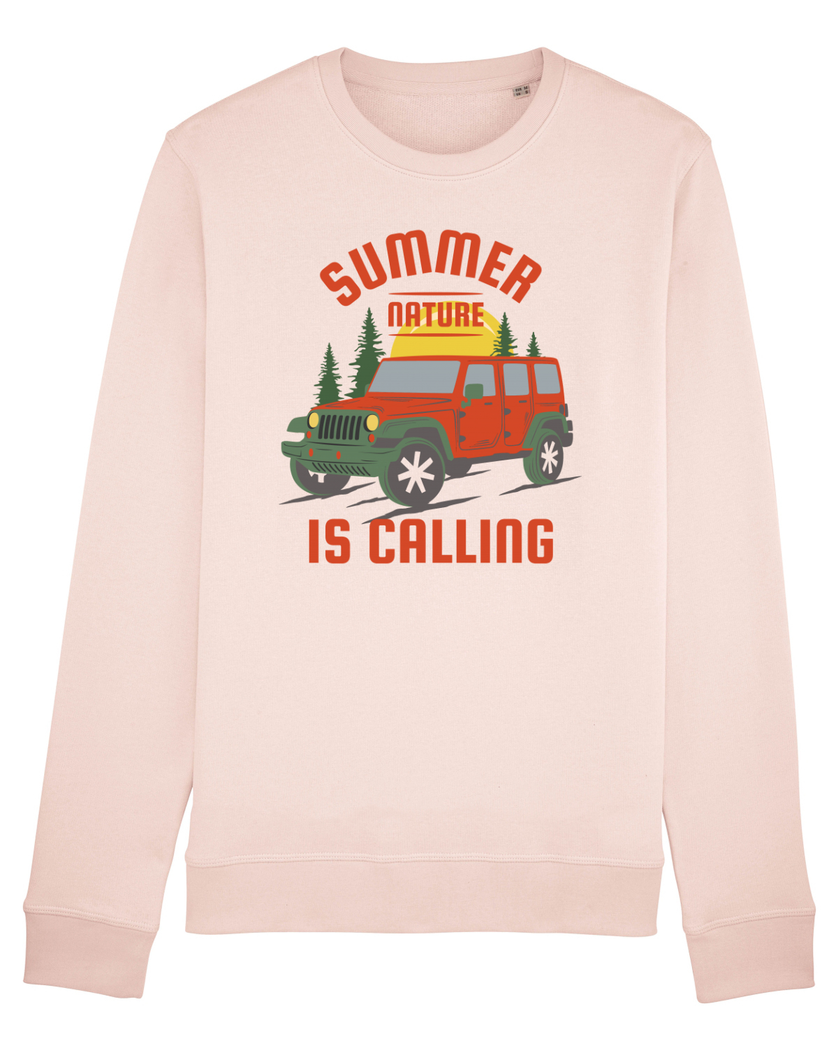 Bluză mânecă lungă Unisex Rise Candy Pink