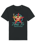 Time to Breathe in the Sea Tricou mânecă scurtă Unisex Rocker