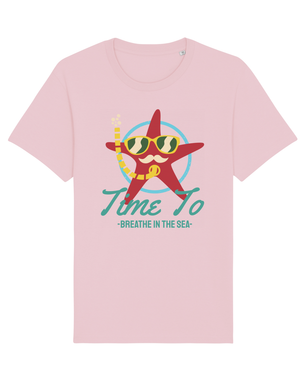 Tricou mânecă scurtă Unisex Rocker Cotton Pink
