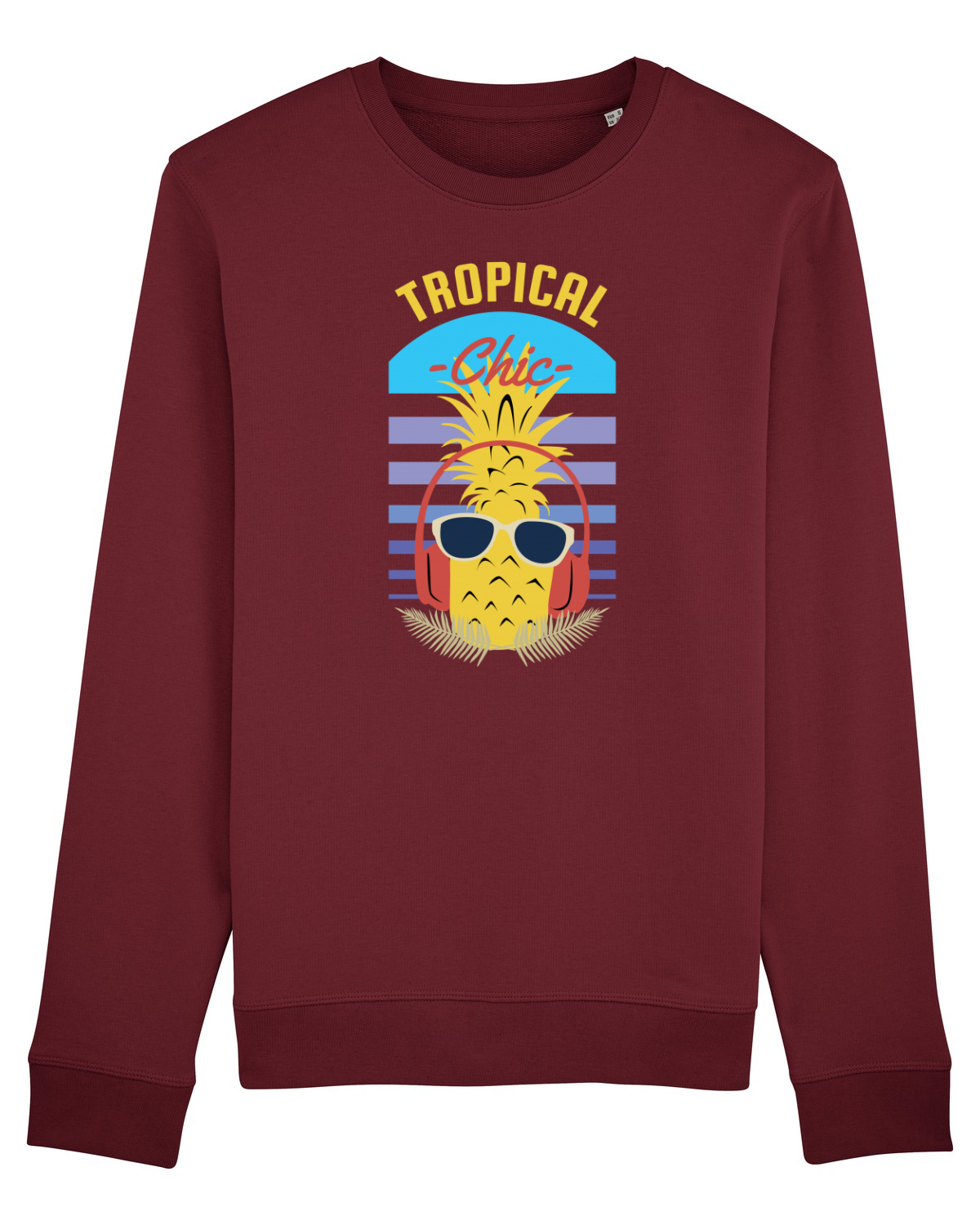 Bluză mânecă lungă Unisex Rise Burgundy