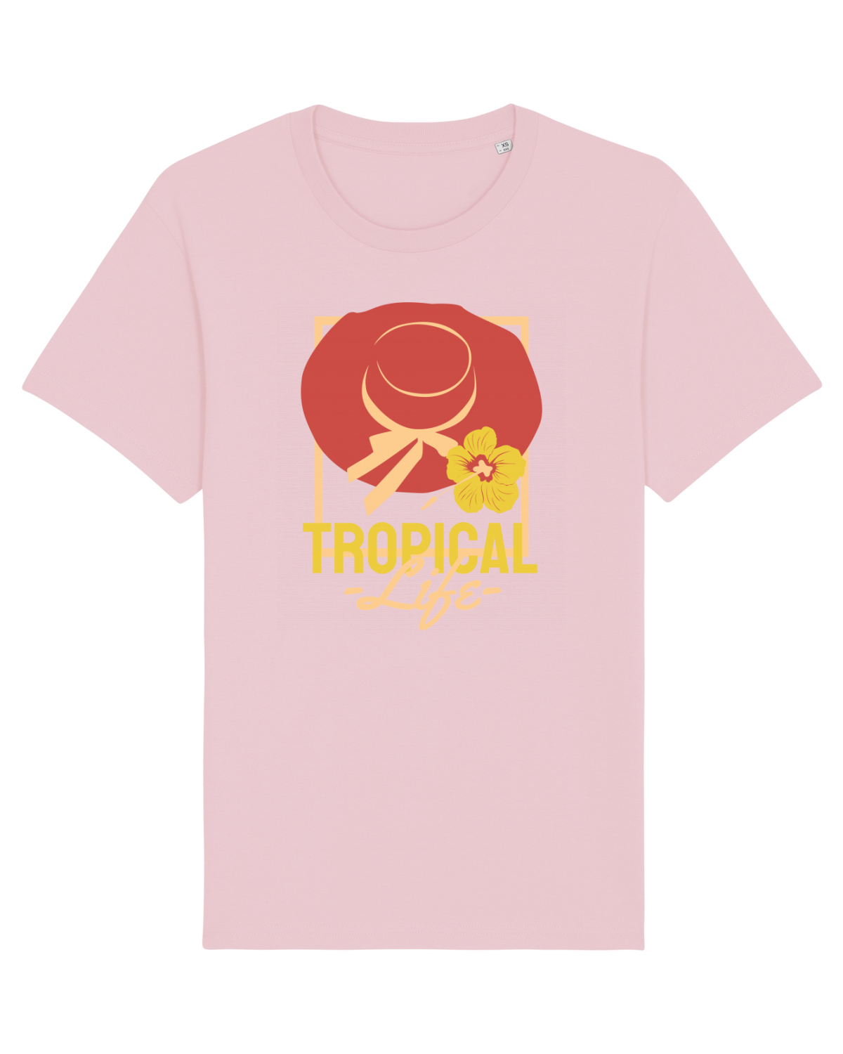 Tricou mânecă scurtă Unisex Rocker Cotton Pink