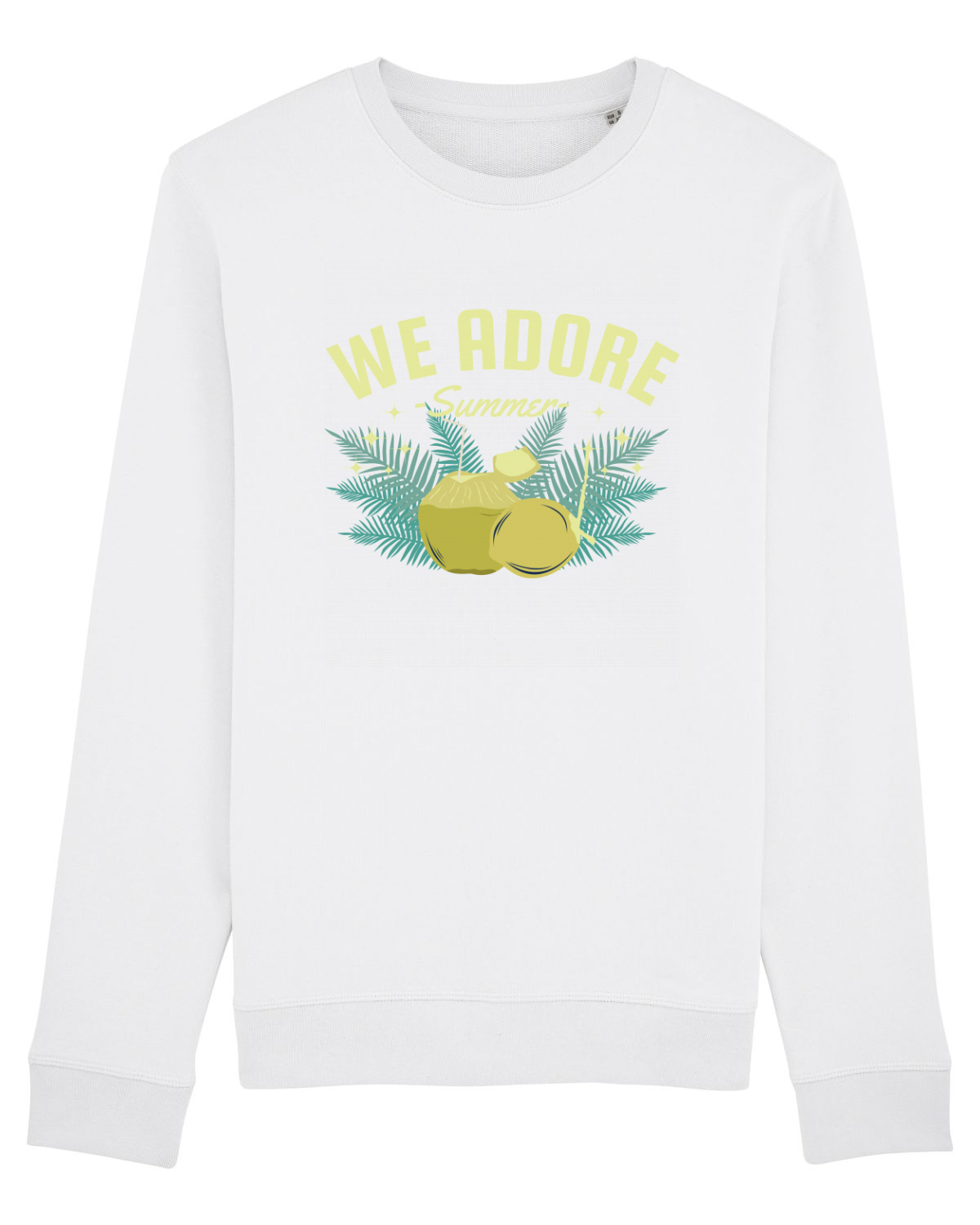 Bluză mânecă lungă Unisex Rise White