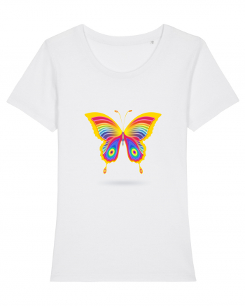 Butterfly Colors White